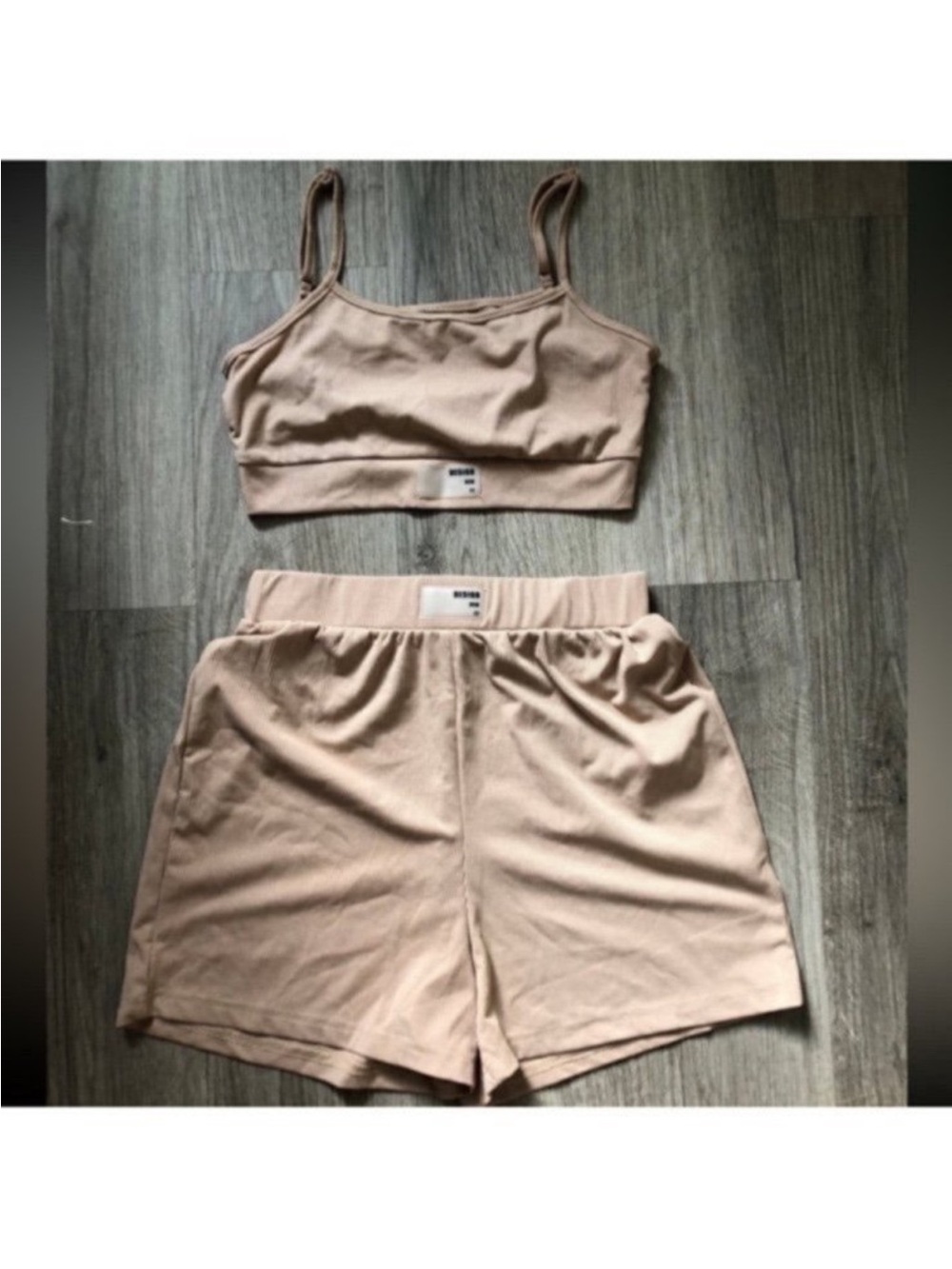 Women’s Crop Top and Biker Shorts Set